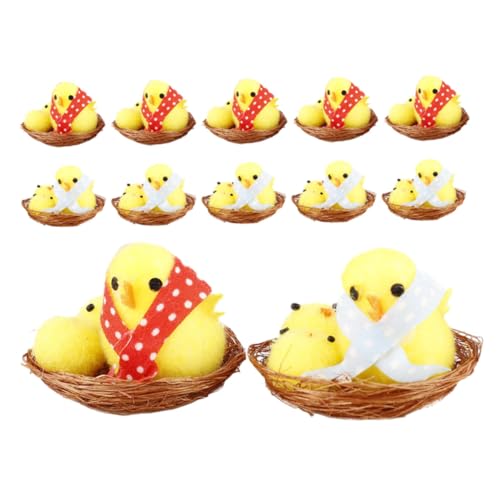 Vaguelly 12 Stück Osterküken cute decor easter DIY Ostern Dekoration ostergeschenke für geldgeschenke ostern flauschige Mini-Küken kleine Küken kleines Huhn gefülltes Küken-Modell Plastik Vaguelly 12 Stück Osterküken cute decor easter DIY Ostern Dekoration ostergeschenke für geldgeschenke ostern flauschige Mini-Küken kleine Küken kleines Huhn gefülltes Küken-Modell Plastik von Vaguelly