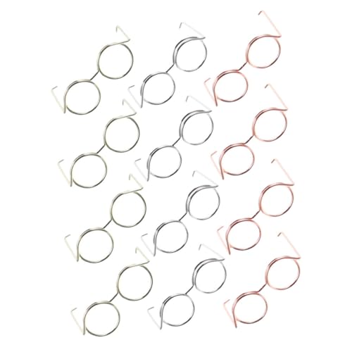Vaguelly 12 Stück Puppenbrille Brillen Zum Anziehen Der Puppe Basteln Sie Eine Zum Dekorieren Zum Anziehen Der Puppe Umrandete Puppensonnenbrille Kupferkabel Vaguelly 12 Stück Puppenbrille Brillen Zum Anziehen Der Puppe Basteln Sie Eine Zum Dekorieren Zum Anziehen Der Puppe Umrandete Puppensonnenbrille Kupferkabel von Vaguelly