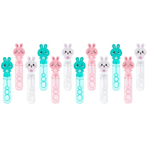 Vaguelly 12 Stück Teiliges Cartoon Hasen Seifenblasenstäbe Perfektes Wasserspielzeug für Freien für Strand Garten und Spielplatz Vaguelly 12 Stück Teiliges Cartoon Hasen Seifenblasenstäbe Perfektes Wasserspielzeug für Freien für Strand Garten und Spielplatz von Vaguelly
