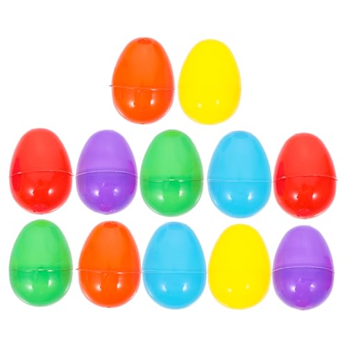 Vaguelly 12 Stück Teiliges Dekorationsset Bunte Kunststoff Eier für Osterparty Tischdeko Realistische Gestaltung Leichte Handliche Ostereier für Festdeko Zufällige Farbe Zufällige Farbe Vaguelly 12 Stück Teiliges Dekorationsset Bunte Kunststoff Eier für Osterparty Tischdeko Realistische Gestaltung Leichte Handliche Ostereier für Festdeko Zufällige Farbe Zufällige Farbe von Vaguelly