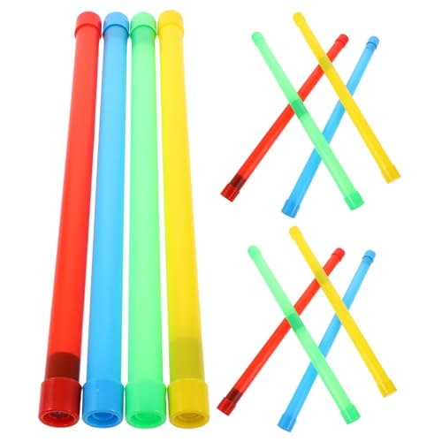Vaguelly 12 Stück Teiliges Groan Tube Bunte Plastik-röhren Lustige Klangstäbe für Kindergeburtstag Halloween Partyspaß als Goodie Bag Füller und Partyzubehör von Vaguelly