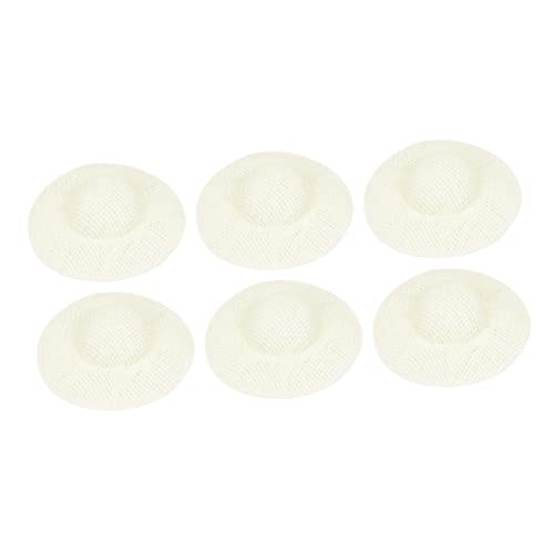 Vaguelly 12 Stück handgefertigter Minihut doll Accessories DIY Puppenhut Miniaturhut für Puppen Puppenhut für Teddybären Kleiner Hut Mini-Hüte DIY-Hüte Minihut zum Selbermachen Beige von Vaguelly