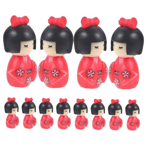 Vaguelly 12-Teiliges Set Kimono-Puppenschmuck Miniatur Mädchen realistisch Kimono-Puppe für den Innenbereich asiatische Puppen japanische spielzeuge japanische Souvenirs Plastik rot Vaguelly 12-Teiliges Set Kimono-Puppenschmuck Miniatur Mädchen realistisch Kimono-Puppe für den Innenbereich asiatische Puppen japanische spielzeuge japanische Souvenirs Plastik rot von Vaguelly