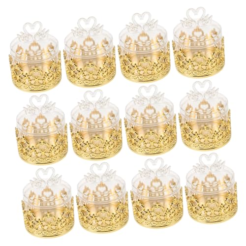Vaguelly 12-teilige Boxen Schwanenförmige Bonbonschachtel Süßigkeitenhalter Für Die Party Süßigkeiten-boxen Masse Glas Für Süßigkeiten Schwan Süßigkeitenhalter Plastik Golden Vaguelly 12-teilige Boxen Schwanenförmige Bonbonschachtel Süßigkeitenhalter Für Die Party Süßigkeiten-boxen Masse Glas Für Süßigkeiten Schwan Süßigkeitenhalter Plastik Golden von Vaguelly