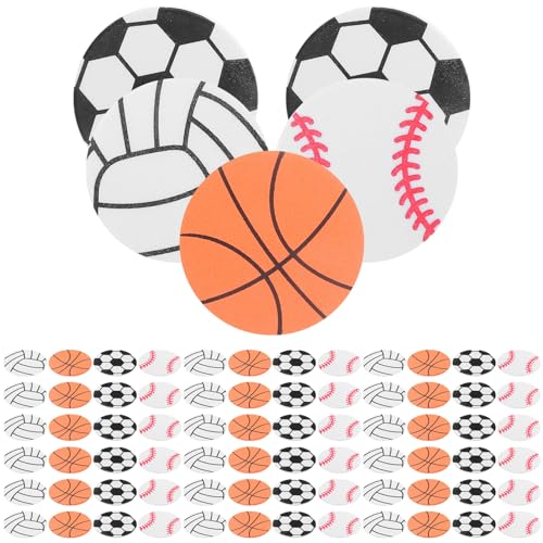 Vaguelly 120 Stück Themen Aufkleber Selbstklebende Sticker für Scrapbooking für Sportveranstaltungen Partys und Bastelprojekte von Vaguelly