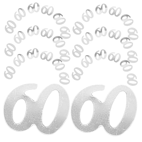 Vaguelly 1200 Stück 60 Geburtstag Konfetti Aufdecken Partydekorationen Goldenes Konfetti Silber Zahlen Party-schnappschüsse Hochzeitsdekorationen Paillette Geburtstagsdekorationen Silver Vaguelly 1200 Stück 60 Geburtstag Konfetti Aufdecken Partydekorationen Goldenes Konfetti Silber Zahlen Party-schnappschüsse Hochzeitsdekorationen Paillette Geburtstagsdekorationen Silver von Vaguelly