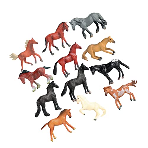 Vaguelly Sicheres Robustes Pferdespielzeug Für Kinder 12-teiliges Pferdefiguren-Set Realistisches Tiermodell in Pferdeform Tolles Lernspielzeug Für Vorschulkinder Und Kindergarten Vaguelly Sicheres Robustes Pferdespielzeug Für Kinder 12-teiliges Pferdefiguren-Set Realistisches Tiermodell in Pferdeform Tolles Lernspielzeug Für Vorschulkinder Und Kindergarten von Vaguelly