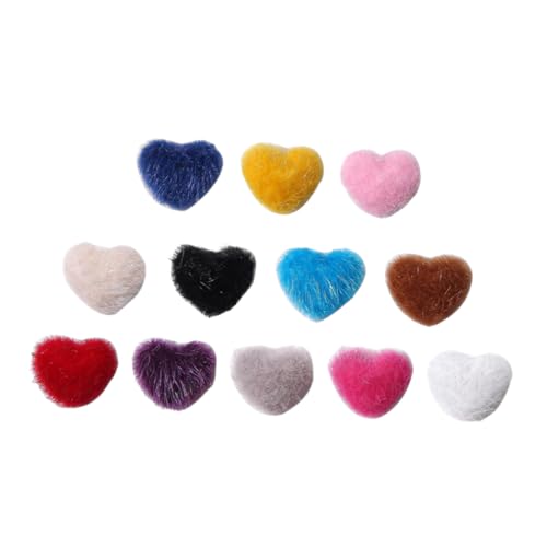 Vaguelly 12Stücke Magnetische Fuzzy Ball Nageldekoration Exquisite DIY Maniküre Ornamente Für Zuhause Und Nagelstudios Flauschige Kugeln Zufälligen Farben Abnehmbar Und Leicht von Vaguelly