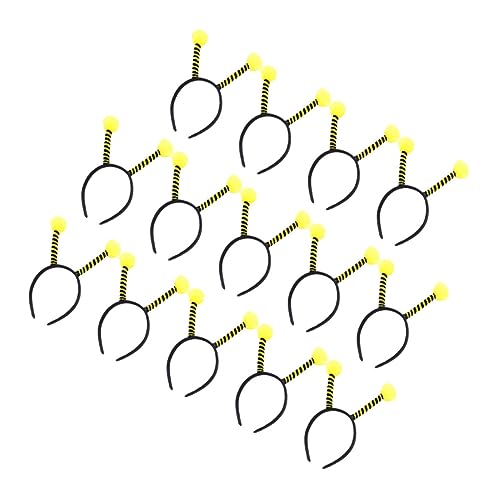 Vaguelly 14 Stück Stirnband, Antenne, Biene, Party-Stirnband für Kinder, Bienen, Haarschmuck, Haarschmuck, Haarschmuck, Bienenparty, Tuch Vaguelly 14 Stück Stirnband, Antenne, Biene, Party-Stirnband für Kinder, Bienen, Haarschmuck, Haarschmuck, Haarschmuck, Bienenparty, Tuch von Vaguelly