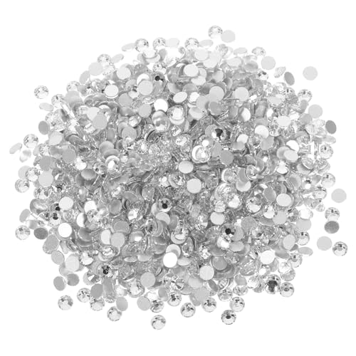 Vaguelly 1440 Stück Teiliges Strasssteine Rund Flatback für DIY Dekoration Nageldesign Schuhverzierung Langlebige Lichtreflektierende Schmucksteine für Kreative Bastelprojekte von Vaguelly