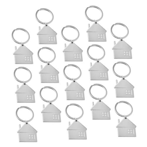 Vaguelly 15 Stück Hausanhänger Schlüsselbund Schüttgut Schlüsselanhänger Reize Party Schild Einzugstaschenverzierung Anhänger zum Aufhängen einer Tasche Taschenanhänger Zinklegierung Silver Vaguelly 15 Stück Hausanhänger Schlüsselbund Schüttgut Schlüsselanhänger Reize Party Schild Einzugstaschenverzierung Anhänger zum Aufhängen einer Tasche Taschenanhänger Zinklegierung Silver von Vaguelly