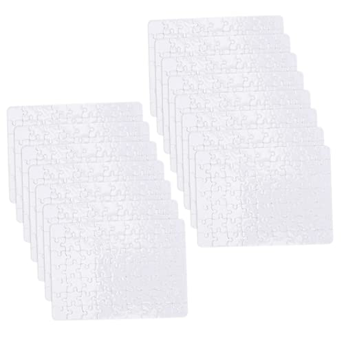 Vaguelly 15blätter Blanko-Puzzle Für -Dekoration Thermotransfer-Puzzle Für Kreative Bastelprojekte Teilig Oberfläche Für Designs Und Lernspielzeug von Vaguelly