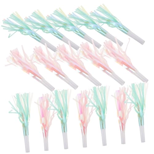 Vaguelly 18 Stück Teiliges Party-bläser Metallic-fransen und Tasseln Bunte Lärmmacher für Geburtstagsfeiern Silvester Abschlussfeiern Wiederverwendbare Stabile Party-whistles für Erwachsene Vaguelly 18 Stück Teiliges Party-bläser Metallic-fransen und Tasseln Bunte Lärmmacher für Geburtstagsfeiern Silvester Abschlussfeiern Wiederverwendbare Stabile Party-whistles für Erwachsene von Vaguelly