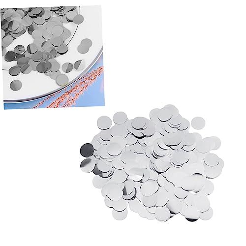 Vaguelly 1Packung Silberne Runde Aluminiumfolie Konfetti Tischdeko Für Feiern Hochzeiten Geburtstagsfeiern Und Babypartys Als Ballonfüllung Und Tischstreuung Vaguelly 1Packung Silberne Runde Aluminiumfolie Konfetti Tischdeko Für Feiern Hochzeiten Geburtstagsfeiern Und Babypartys Als Ballonfüllung Und Tischstreuung von Vaguelly
