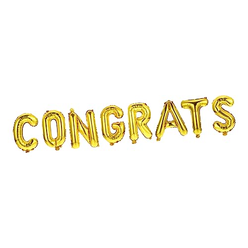 Vaguelly 1Satz Abschlussballons Congrats Folienballons Für Graduierungsparty Dekoration Für Wand Und Wohnzimmer Mit Band Vaguelly 1Satz Abschlussballons Congrats Folienballons Für Graduierungsparty Dekoration Für Wand Und Wohnzimmer Mit Band von Vaguelly