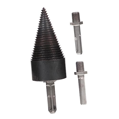 Vaguelly 1Satz Holzsplitter Bohrer mit Adaptern Effektive Bearbeitung Hexagon Bohrer für Elektrowerkzeuge Robust und Langlebig für Camping und Gartenarbeiten von Vaguelly