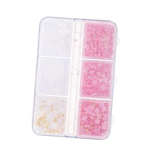Vaguelly 1Satz Nagelkunst Zubehör Austauschbare Blumen Dekorationen für Kreative Nageldesigns für Maniküren und DIY Nail Art Fach Box mit Gemischten Farben Vaguelly 1Satz Nagelkunst Zubehör Austauschbare Blumen Dekorationen für Kreative Nageldesigns für Maniküren und DIY Nail Art Fach Box mit Gemischten Farben von Vaguelly