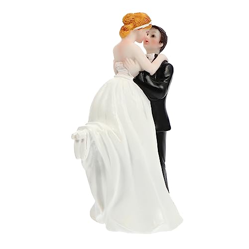 Vaguelly 1Stk Schmuck für Braut und Bräutigam Party-Dessert-Topper Hochzeitsaufsätze für Kuchen Braut- Abs hochzeitsdeko hochzeitstorte topper Hochzeitstortedekor Party-Kuchen-Topper Harz von Vaguelly