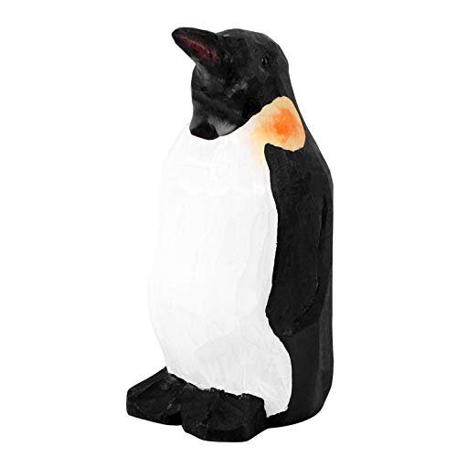 Vaguelly 1Stück Dekorativer Holz Pinguin Einzigartige Tischdekoration Handgefertigte Holzfigur Für Büro Und Zuhause Umweltfreundliches Material Rustikaler Charme Und Lebendige von Vaguelly