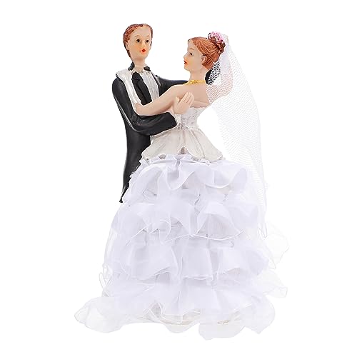 Vaguelly 1Stück Kuchen Hochzeit Design Figuren Kuchenhandwerk Ornament für Hochzeitsfeier und Besondere Anlässe Vielseitig Einsetzbar Kleine Langlebig von Vaguelly