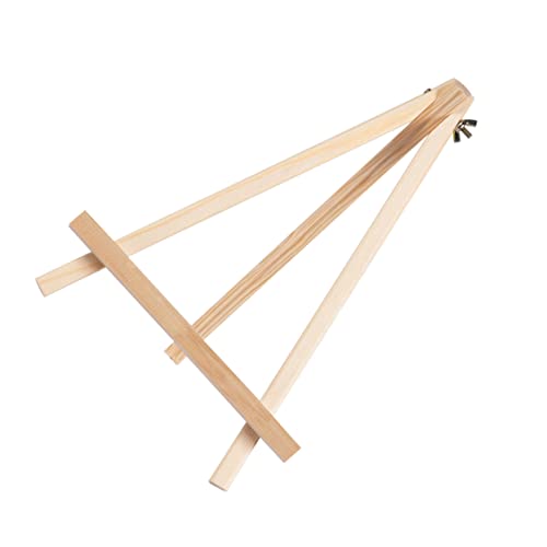 Vaguelly 1Stück Mini Holz Staffelei Tischstaffelei für Basteln Dekoration für Anfänger Veranstaltungen Robustes Holz Vielseitig Einsetzbar von Vaguelly