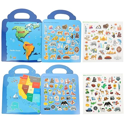Vaguelly 2 Karten Stickerbuch Für Kleinkinder Kleinkinder Sticker Stickerbuch Sticker Für Kleinkinder Kinderspielzeug DIY Kunst Sticker Karte Der Amerikanischen DIY Sticker PVC Vaguelly 2 Karten Stickerbuch Für Kleinkinder Kleinkinder Sticker Stickerbuch Sticker Für Kleinkinder Kinderspielzeug DIY Kunst Sticker Karte Der Amerikanischen DIY Sticker PVC von Vaguelly