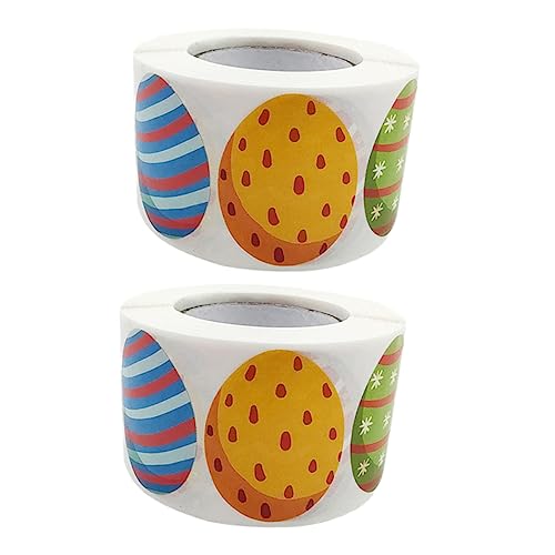 Vaguelly 2 Rollen Osterei-Aufkleber Aufkleber Stickers for stickbilder für Bastelaufkleber zu Ostern Bänder zum Thema Ostern dekorative Bänder Osterbänder Vaguelly 2 Rollen Osterei-Aufkleber Aufkleber Stickers for stickbilder für Bastelaufkleber zu Ostern Bänder zum Thema Ostern dekorative Bänder Osterbänder von Vaguelly