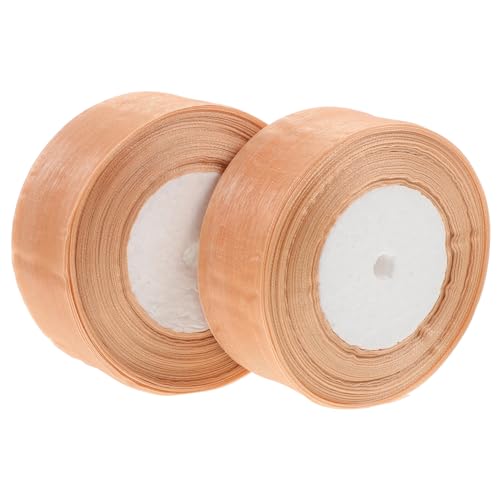 Vaguelly 2 Rollen Transparentes Tüllband Geschenkband für Diy Waschbar Verschleißfest Dekoration für Geschenkverpackungen Blumenarrangements und Bastelprojekte von Vaguelly