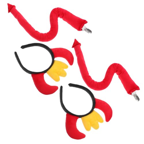 Vaguelly 2 Sätze Halloween Teufelshörner Haarreifen Cartoon Style Rotes Hörner Haarband Kostüm Zubehör Komfortabel für Party Karneval Cosplay Vaguelly 2 Sätze Halloween Teufelshörner Haarreifen Cartoon Style Rotes Hörner Haarband Kostüm Zubehör Komfortabel für Party Karneval Cosplay von Vaguelly