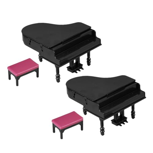 Vaguelly 2 Sätze Teiliges Puppenhaus Flügel Bank Simulation Musikinstrument für und Büroschmuck für Miniatur Sammler und Puppenhaus Enthusiasten Vaguelly 2 Sätze Teiliges Puppenhaus Flügel Bank Simulation Musikinstrument für und Büroschmuck für Miniatur Sammler und Puppenhaus Enthusiasten von Vaguelly