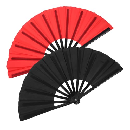 Vaguelly 2 Stück Faltbarer Tai Chi Fächer Handfächer für Sportveranstaltungen und Aufführungen Robustes Design Kompakt und Tragbar für Tai Chi und Traditionelle Darbietungen Vaguelly 2 Stück Faltbarer Tai Chi Fächer Handfächer für Sportveranstaltungen und Aufführungen Robustes Design Kompakt und Tragbar für Tai Chi und Traditionelle Darbietungen von Vaguelly