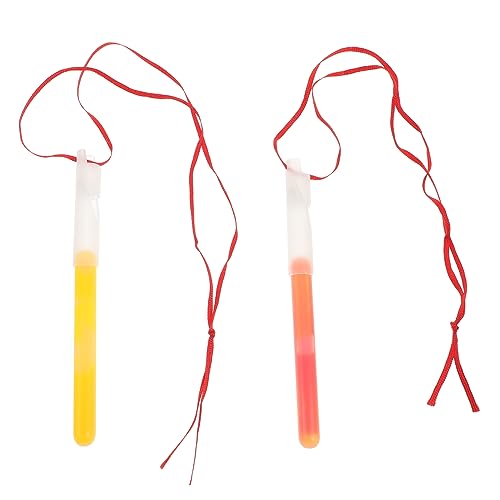 Vaguelly 2 Stück Fluoreszierende Party Pfeifen aus Kunststoff Leuchtende Knicklichter mit Haken und Lanyard Bunte Stimmungslichter für Konzert Festival und Silvesterfeier Vaguelly 2 Stück Fluoreszierende Party Pfeifen aus Kunststoff Leuchtende Knicklichter mit Haken und Lanyard Bunte Stimmungslichter für Konzert Festival und Silvesterfeier von Vaguelly