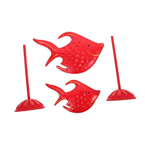 Vaguelly 2 Stück Holz Fisch Dekoration Set Mediterranes Design Handgefertigte Holzfigur für Stilvolle Wohnraumgestaltung für Strandliebhaber Vaguelly 2 Stück Holz Fisch Dekoration Set Mediterranes Design Handgefertigte Holzfigur für Stilvolle Wohnraumgestaltung für Strandliebhaber von Vaguelly