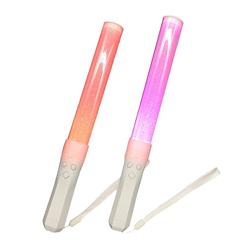 Vaguelly 2 Stück LED Leuchtstab LED Lichtstab Glowing Props für Performance Glowing Props für Party Nacht leuchtstäbe Konzert jubelnde Requisiten Partyzubehör im Dunkeln leuchten Glas Vaguelly 2 Stück LED Leuchtstab LED Lichtstab Glowing Props für Performance Glowing Props für Party Nacht leuchtstäbe Konzert jubelnde Requisiten Partyzubehör im Dunkeln leuchten Glas von Vaguelly