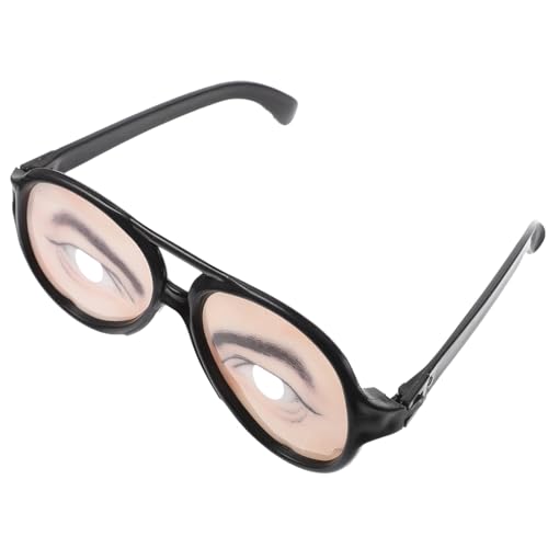 Vaguelly 2 Stück Lustige Augen-Verkleidungsbrille Tricking-Requisite Scherzbrille Männlich-Weibliche Brille Partybrille Anziehbrille Für Halloween Kostümparty Foto-Requisite C von Vaguelly