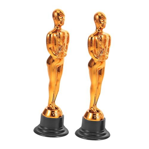 Vaguelly 2 Stück Mini Trophäen für Plattierte Pokale aus Kunststoff für Sportveranstaltungen Auszeichnungen und Feiern Belohnungen für Jungen und Mädchen von Vaguelly