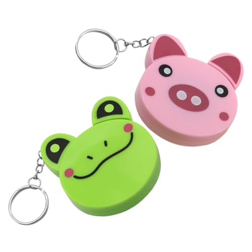 Vaguelly 2 Stück Mini-maßband Einziehbar für Jungen und Mädchen Flexibles Maßband Tierdesigns Tragbares Maßband Zum Nähen Vaguelly 2 Stück Mini-maßband Einziehbar für Jungen und Mädchen Flexibles Maßband Tierdesigns Tragbares Maßband Zum Nähen von Vaguelly
