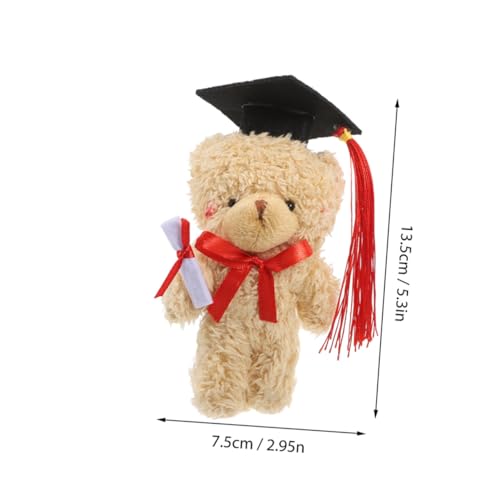 Vaguelly 2 Stück Niedlicher Graduation Plüschbär Weiches Kuscheltier Perfektes Abschlussgeschenk für Studenten Erinnerung an Abschlussfeier Vielseitig für Zeremonien und Partys Hellbraun Vaguelly 2 Stück Niedlicher Graduation Plüschbär Weiches Kuscheltier Perfektes Abschlussgeschenk für Studenten Erinnerung an Abschlussfeier Vielseitig für Zeremonien und Partys Hellbraun von Vaguelly