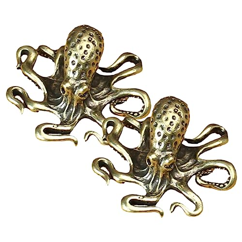Vaguelly 2 Stück Oktopus-Verzierung bastelzeug zeltstangen tischdeko esstisch Auto Dekoration Teepet Oktopushaken klein Ornamente Dekorationen Haustier Kupferdekor Bastelfigur aus Messing Vaguelly 2 Stück Oktopus-Verzierung bastelzeug zeltstangen tischdeko esstisch Auto Dekoration Teepet Oktopushaken klein Ornamente Dekorationen Haustier Kupferdekor Bastelfigur aus Messing von Vaguelly