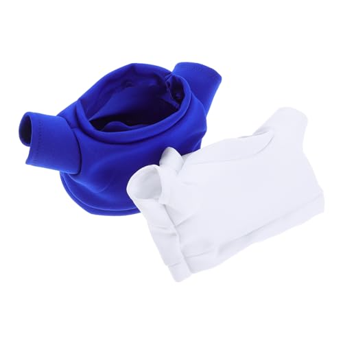 Vaguelly 2 Stück Plüschbär Kleidung Stofftier Kleidung Puppen Ersatzpullover Plüschtier Mit T Shirt Süße Bär Plüschpuppe Hoodies Bärenkostüm Erwachsenenbär Kinderkostüm von Vaguelly