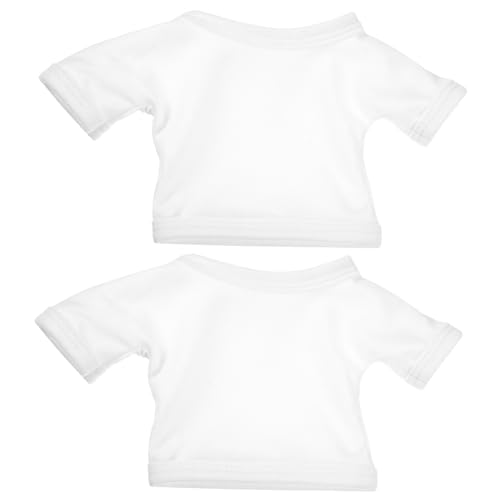 Vaguelly 2 Stück Puppenkleidung plüschige Kleidung kleine Puppe Zubehör Tuch Puppen kinderpuppe Bärenpuppe doll Accessories Puppenbärenkostüm Puppendekor Stoff Weiß Vaguelly 2 Stück Puppenkleidung plüschige Kleidung kleine Puppe Zubehör Tuch Puppen kinderpuppe Bärenpuppe doll Accessories Puppenbärenkostüm Puppendekor Stoff Weiß von Vaguelly