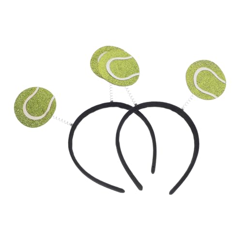 Vaguelly 2 Stück Teiliges Tennis Stirnband mit Sport Modisch und Vielseitig für Sportpartys Atmungsaktiv und Leicht für Damen und Herren bei Sportveranstaltungen von Vaguelly