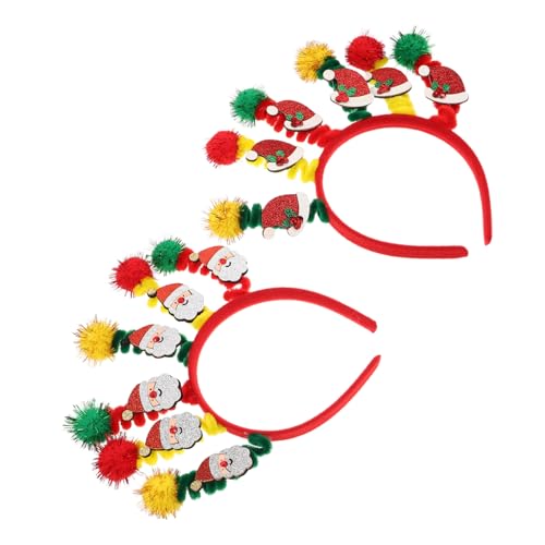 Vaguelly 2 Stück Teiliges Weihnachtskopfschmuck Flexible und Bequeme Haarbänder mit Biegbaren Twist-stäben Kreative Festliche Accessoires für Weihnachtsfeiern Familienfeste und Vaguelly 2 Stück Teiliges Weihnachtskopfschmuck Flexible und Bequeme Haarbänder mit Biegbaren Twist-stäben Kreative Festliche Accessoires für Weihnachtsfeiern Familienfeste und von Vaguelly