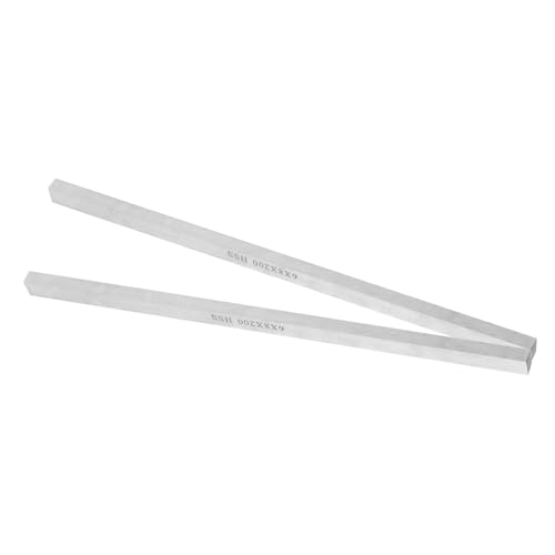 Vaguelly 2 Stück Vierkantstange Aus Metall Herstellung Rostfrei Aktie Messerstahl Für Hobby Metallplatte Flache Metallstange Flacheisen Aus Stahl Hochgeschwindigkeitsstahl Silver von Vaguelly