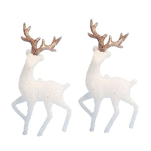 Vaguelly 2 Stück Weihnachtliche Kristall Hirsch Figuren Cake Dekoration Glänzende Miniatur Ornamente für Weihnachtsdeko Festliche und Tischdekoration Vaguelly 2 Stück Weihnachtliche Kristall Hirsch Figuren Cake Dekoration Glänzende Miniatur Ornamente für Weihnachtsdeko Festliche und Tischdekoration von Vaguelly