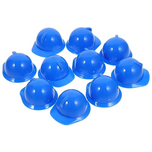 Vaguelly 20 Stk Mini-Spielzeughelm Modell Spielzeugpuppenhelm 20 Stück (blau) puppen kleidung puppen klamotten Spielzeuge Miniaturpuppenhut Kinderspielzeug Modelle Puppenbaumütze Puppenhüte von Vaguelly