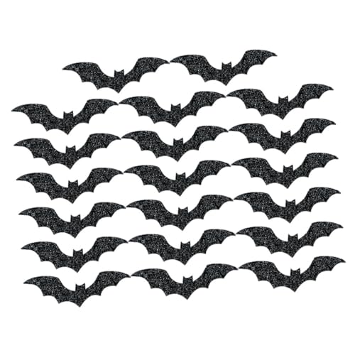 Vaguelly 20 Stück Halloween Dekoration Fledermaus Tischdekoration Party Zubehör für Gruselige Feste und Anlässe Vaguelly 20 Stück Halloween Dekoration Fledermaus Tischdekoration Party Zubehör für Gruselige Feste und Anlässe von Vaguelly
