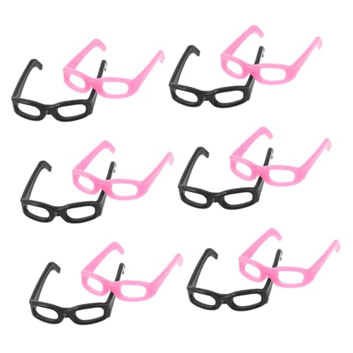 Vaguelly 20 Stück Mini Brillen Zum Anziehen Von Puppen Puppenbrillen Puppenzubehör Winzige Brillen Puppen Anziehzubehör Mini Puppenbrillen Miniatur Brillen Puppenbrillen von Vaguelly