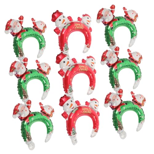 Vaguelly 20 Stück Teiliges Aufblasbare Weihnachts Haarreifen mit Weihnachtsmütze und Rentiergeweih Dekorative Party Kopfbänder für Glatte Oberfläche Schonend für Haar und Haut Festliche Vaguelly 20 Stück Teiliges Aufblasbare Weihnachts Haarreifen mit Weihnachtsmütze und Rentiergeweih Dekorative Party Kopfbänder für Glatte Oberfläche Schonend für Haar und Haut Festliche von Vaguelly