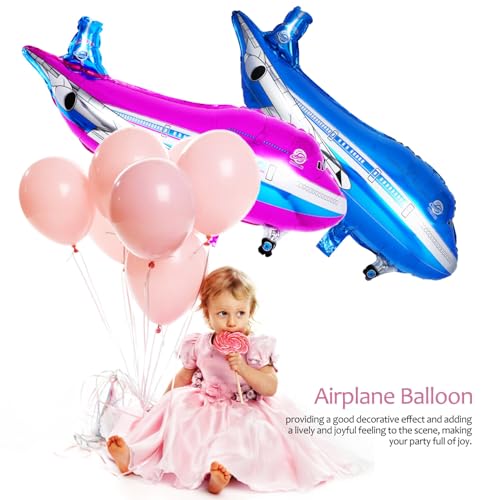 Vaguelly 20 Stück Teiliges Flugzeug Geburtstagsdeko Bunte Kleine Aluminiumfolie Luftballons Einfache Befüllung mit Luft oder Helium Kreative Partydekoration für Flugzeug themenfeiern von Vaguelly